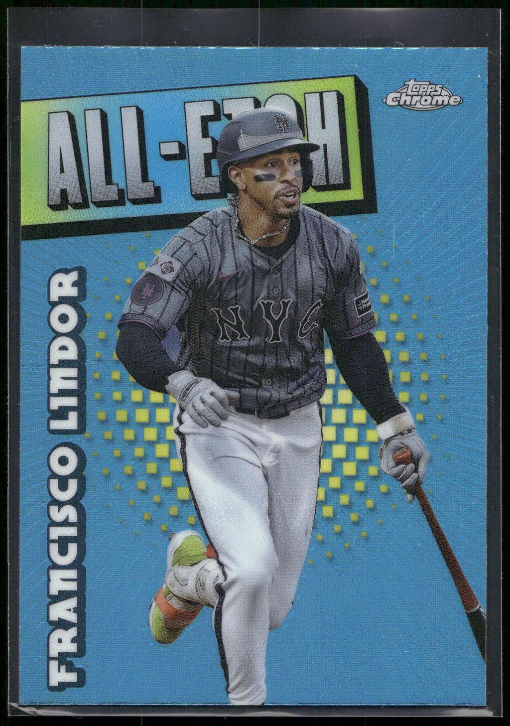 2025 Topps Chrome #CAE-10 Francisco Lindor Chrome All-Etch