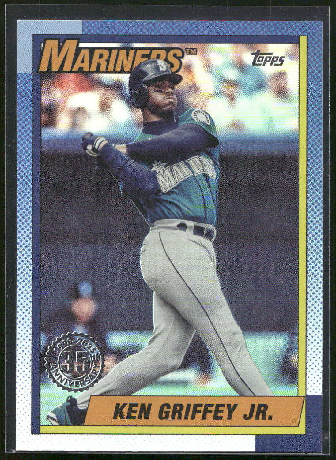 2025 Topps Update #U90-47 Ken Griffey Jr. 1990 Topps Baseball 35th Anniversary