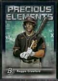 2023 Bowman Platinum #PE-20 Reggie Crawford Precious Elements