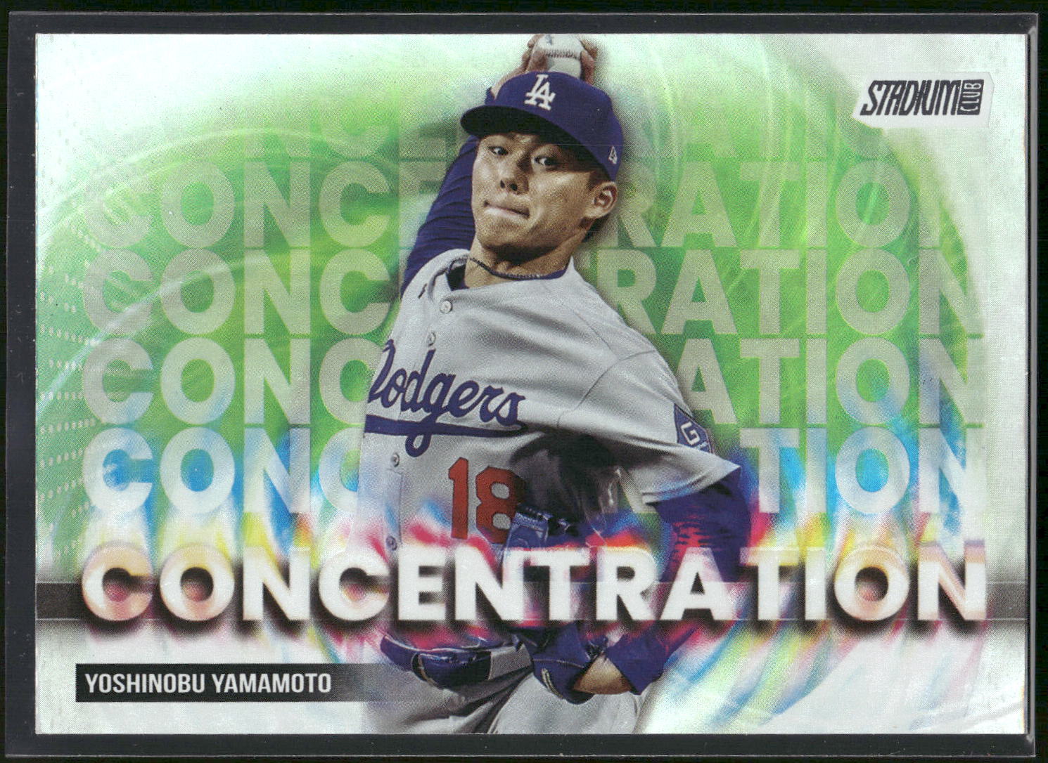 2025 Stadium Club #C-12 Yoshinobu Yamamoto Concentration
