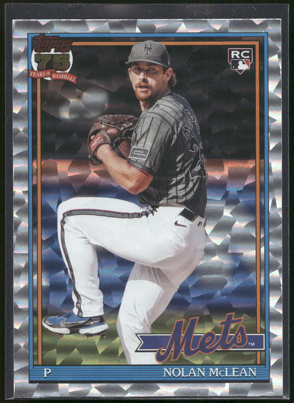 2026 Topps #T91-63 Nolan McLean 1991 Topps Baseball 35th Anni Crackle Foil