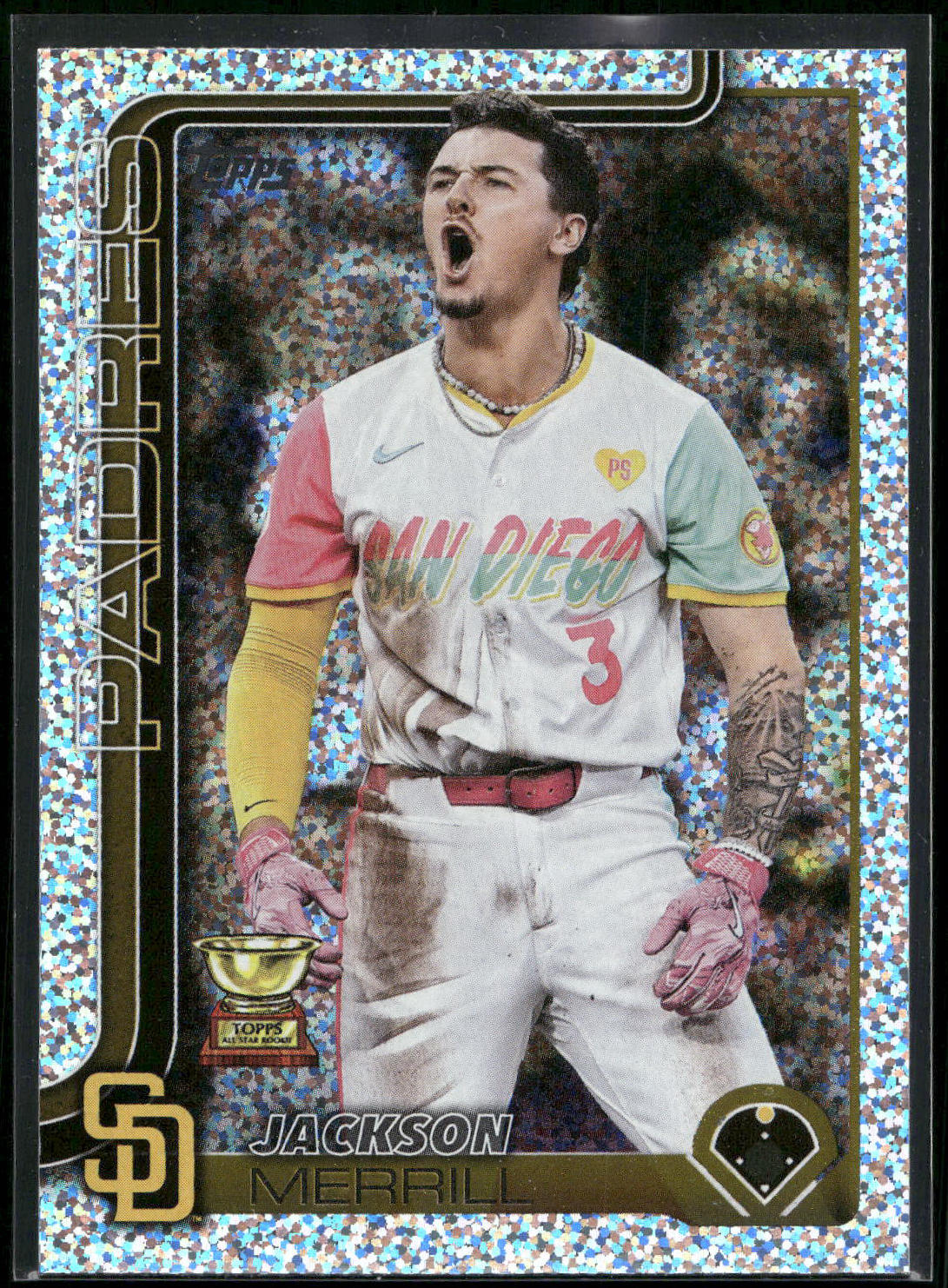 2025 Topps #125 Jackson Merrill Sandglitter