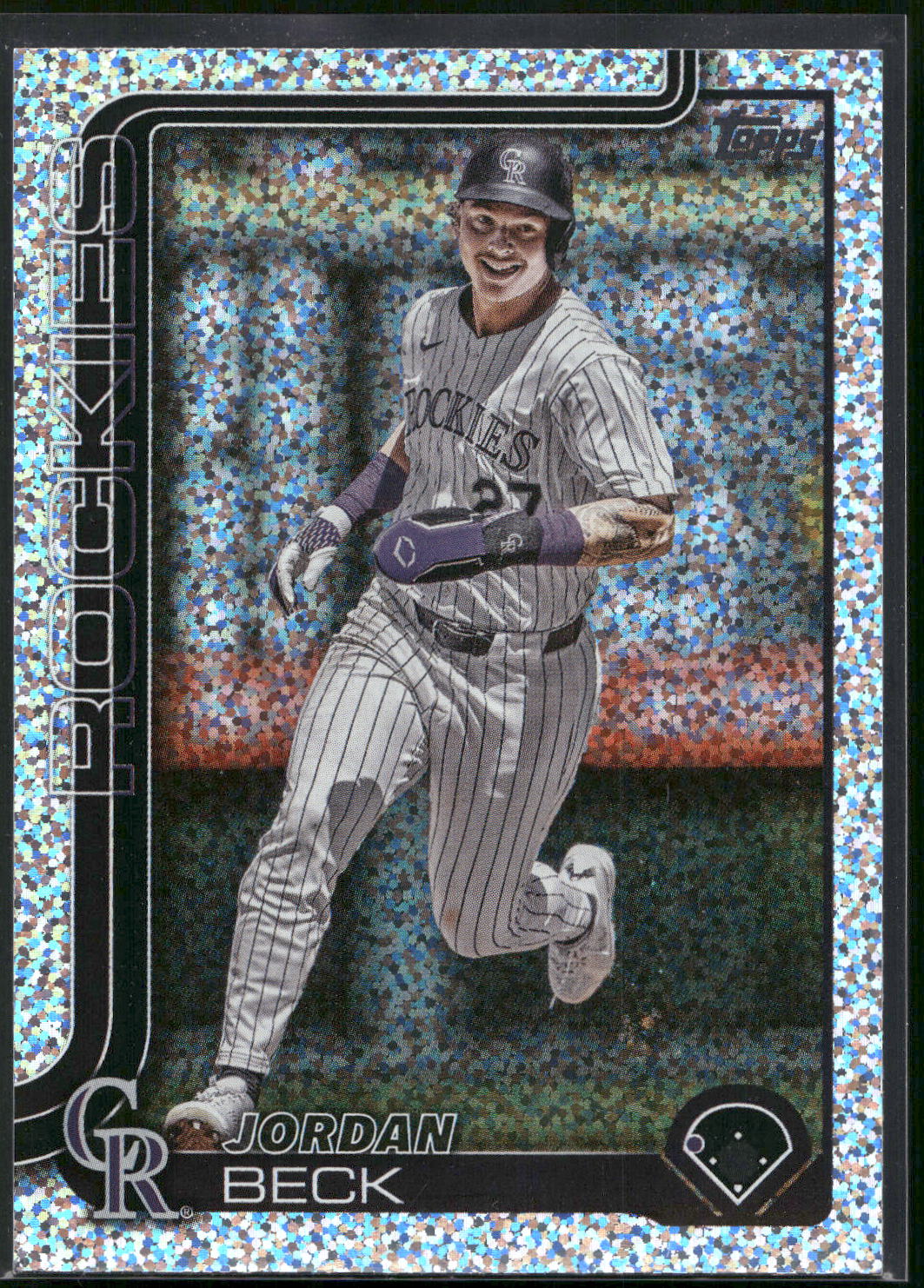 2025 Topps #139 Jordan Beck Confetti