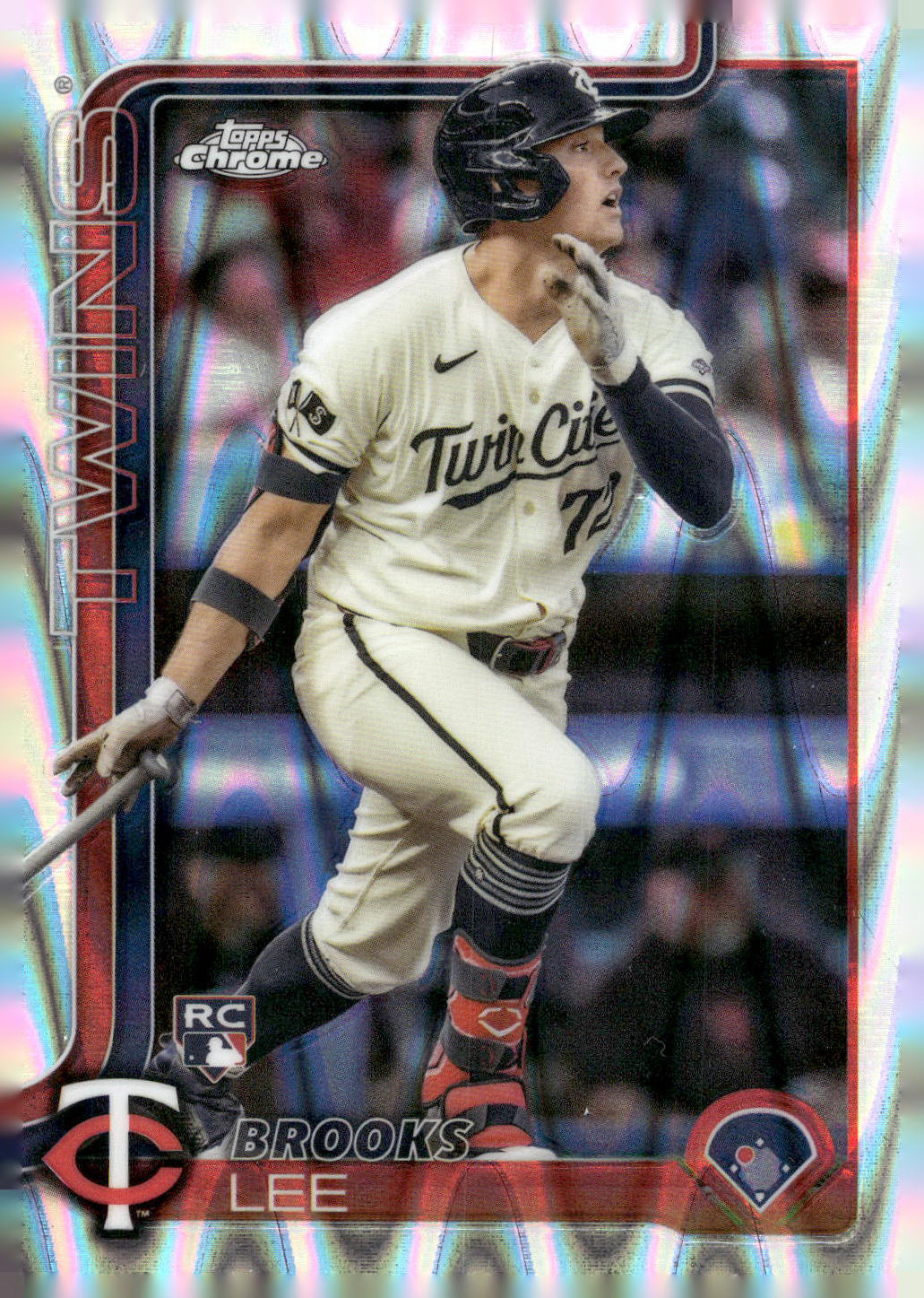 2025 Topps Chrome #234 Brooks Lee RayWave Refractors