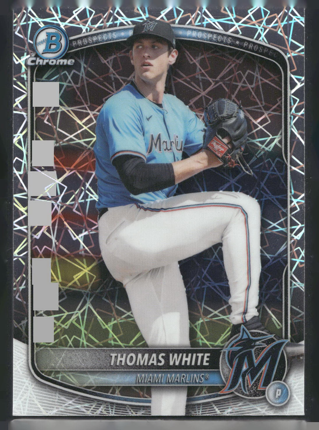 2025 Bowman Draft #BDC-26 Thomas White Chrome Laser Refractor