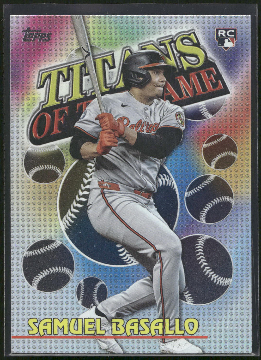 2026 Topps #TOG-10 Samuel Basallo Titans of the Game