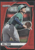 2025 Panini Prizm #280 Cole Young Ruby Wave Prizms