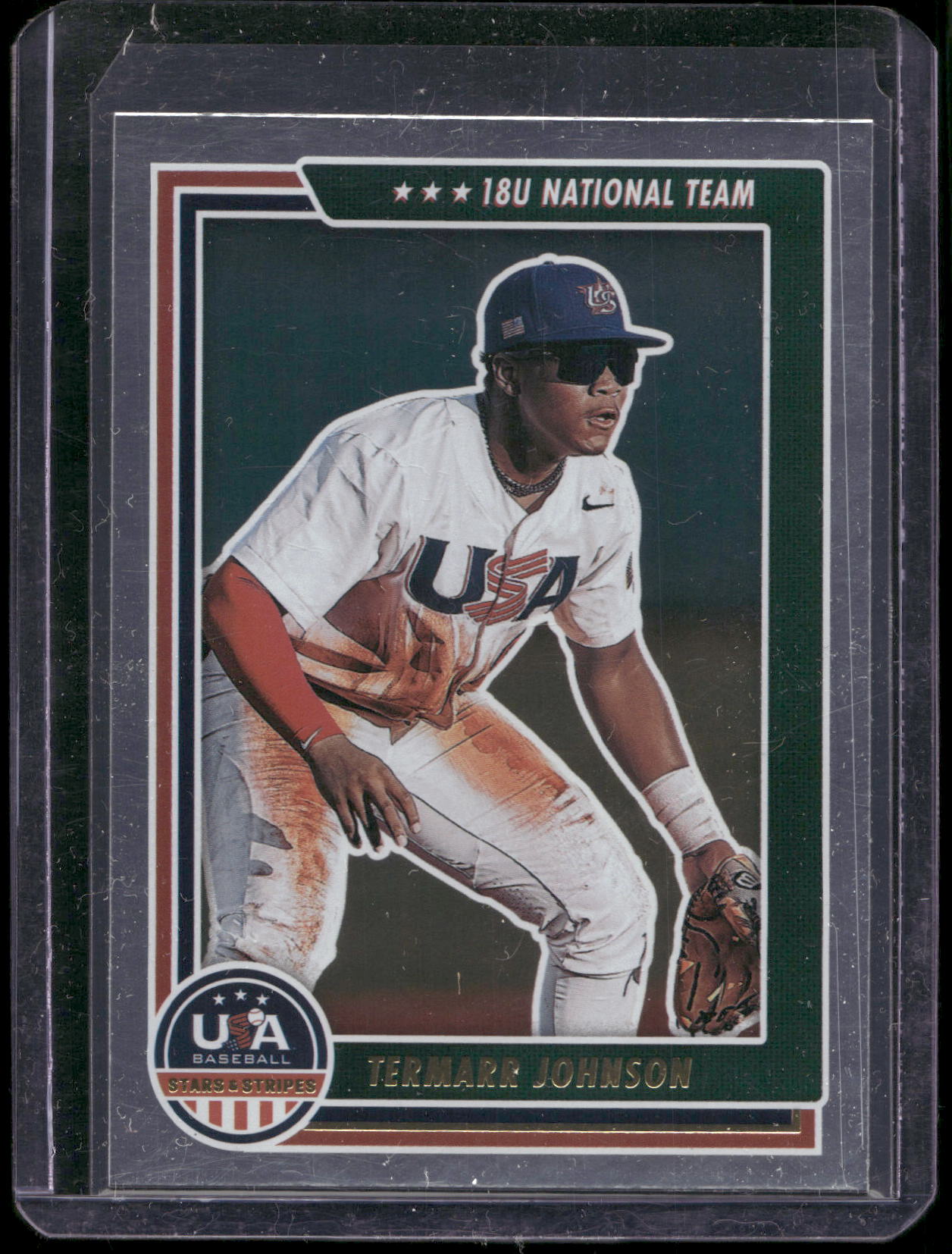2022 Panini Stars & Stripes USA Baseball #96 Termarr Johnson Longevity