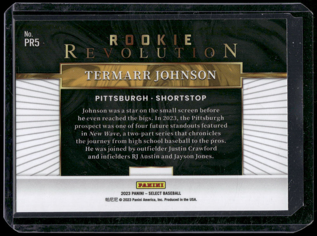 2023 Panini Select #PR5 Termarr Johnson Rookie Revolution