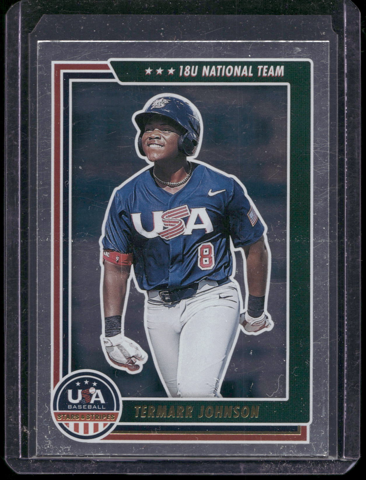 2022 Panini Stars & Stripes USA Baseball #59 Termarr Johnson Longevity