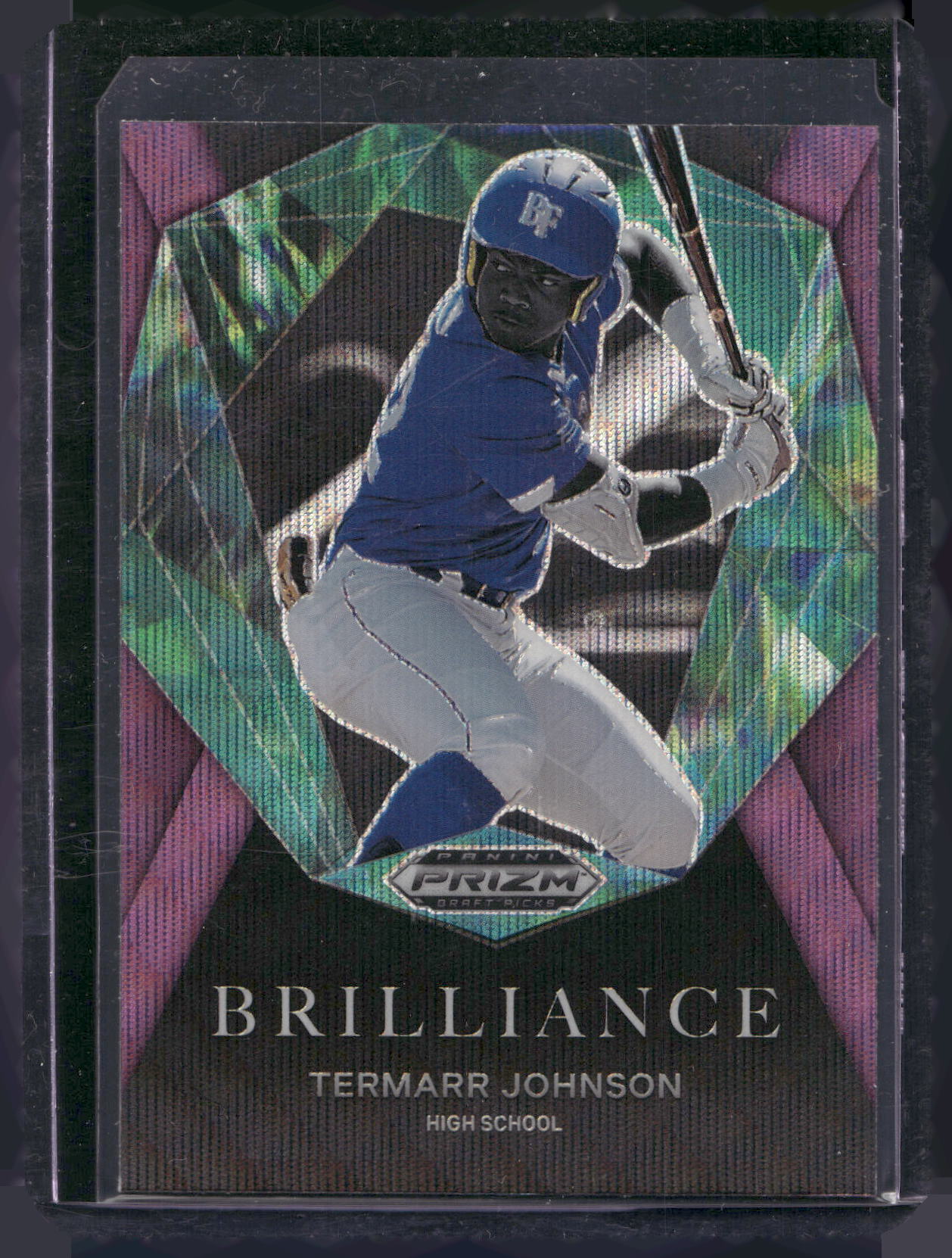 2022 Panini Prizm Draft Picks #BR-TJ Termarr Johnson Brilliance Prizms Wave