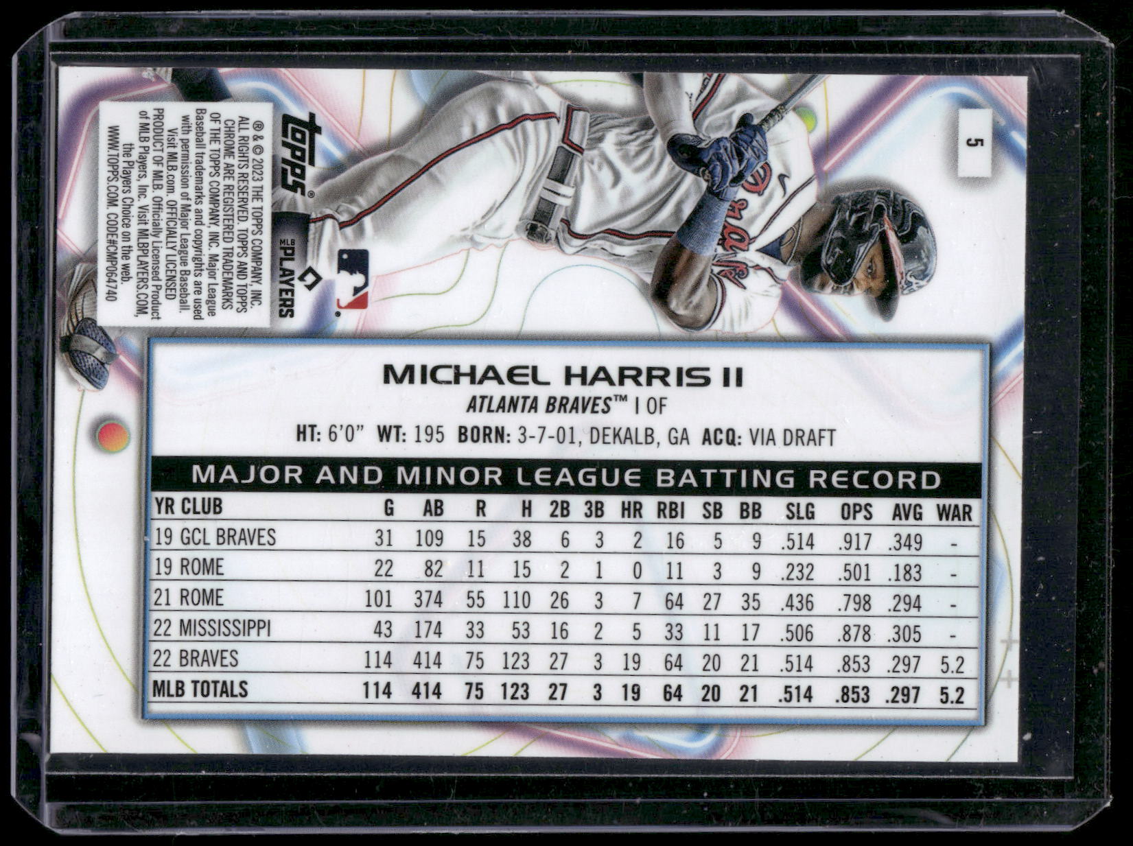 2023 Topps Chrome Cosmic #5 Michael Harris II