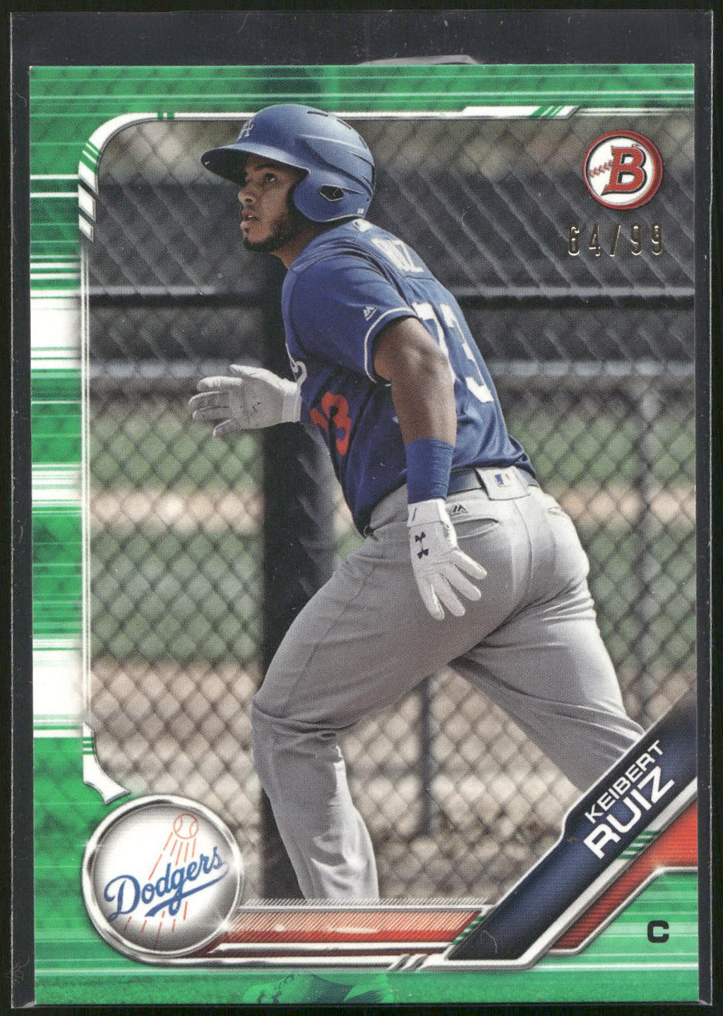 2019 Bowman #BP-118 Keibert Ruiz Prospects Green #/99