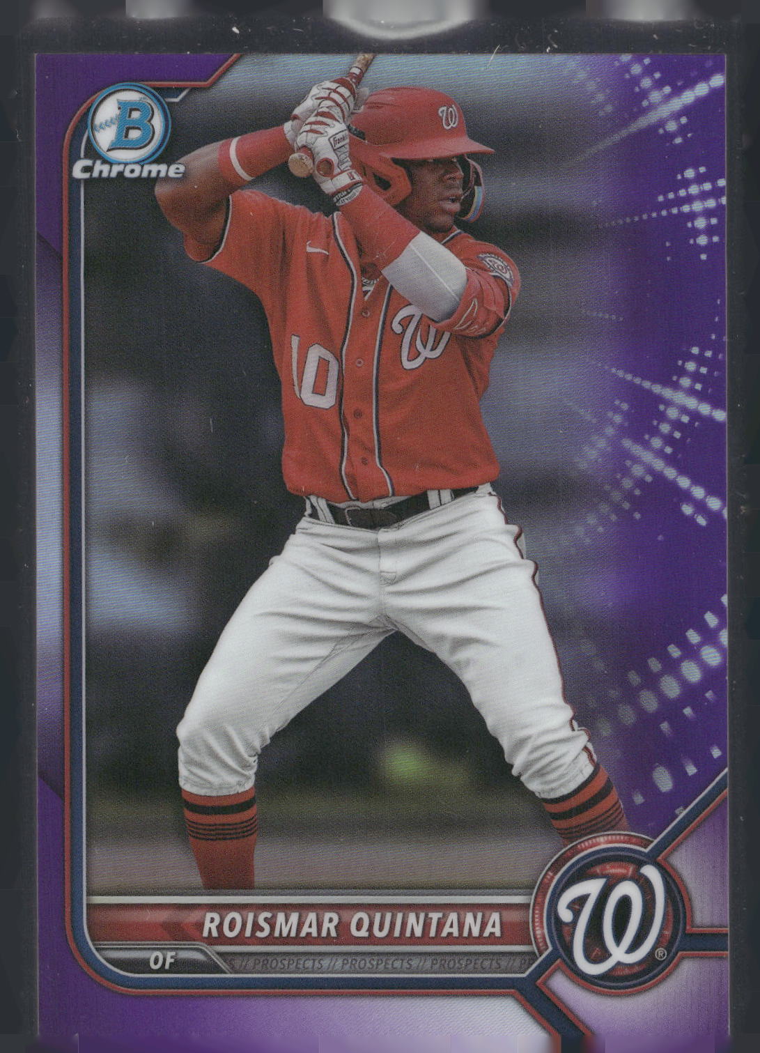 2022 Bowman Chrome #BCP-219 Roismar Quintana Prospects Purple Mojo /250