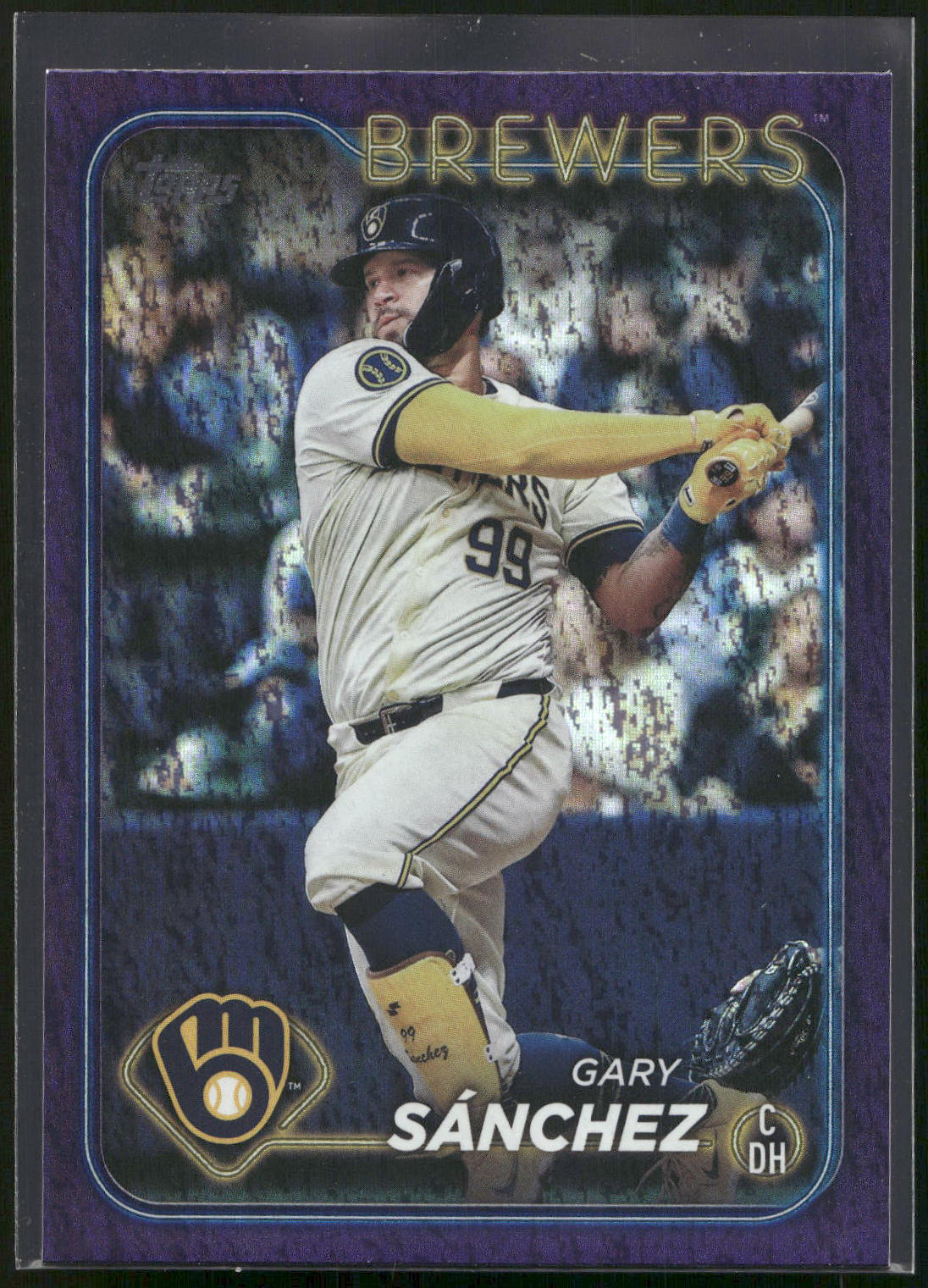 2024 Topps Update #US39 Gary Sánchez Purple Holofoil #/799