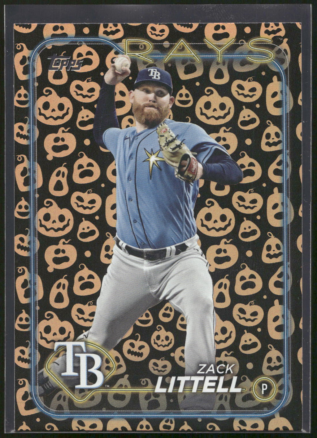 2024 Topps Update #US139 Zack Littell Holiday Jack O'Lanterns