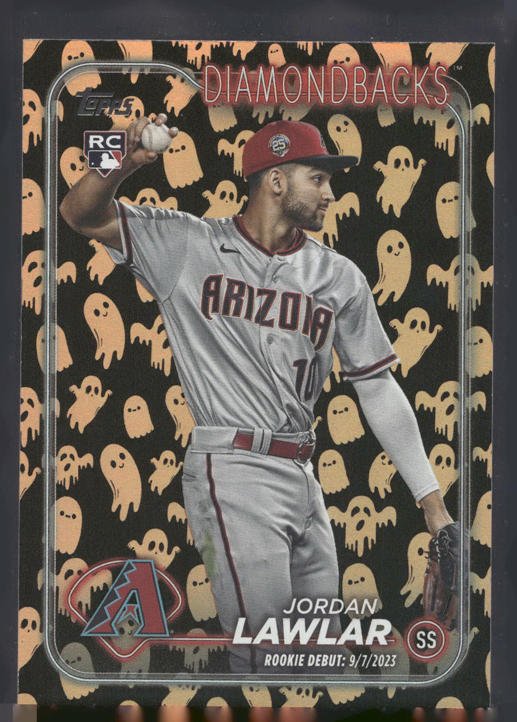 2024 Topps Update #US41 Jordan Lawlar Holiday Ghosts