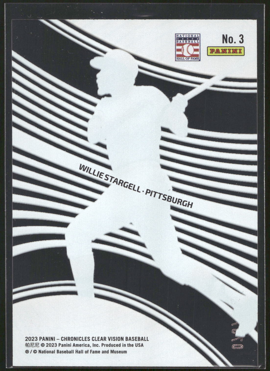 2023 Panini Chronicles #3 Willie Stargell /100