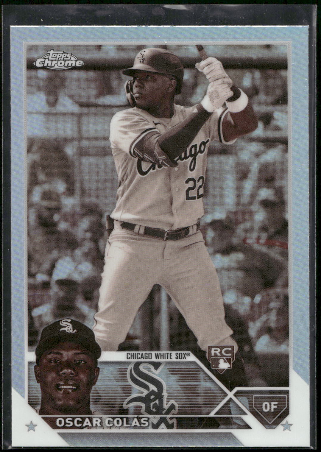 2023 Topps Chrome #145 Oscar Colás Sepia Refractors