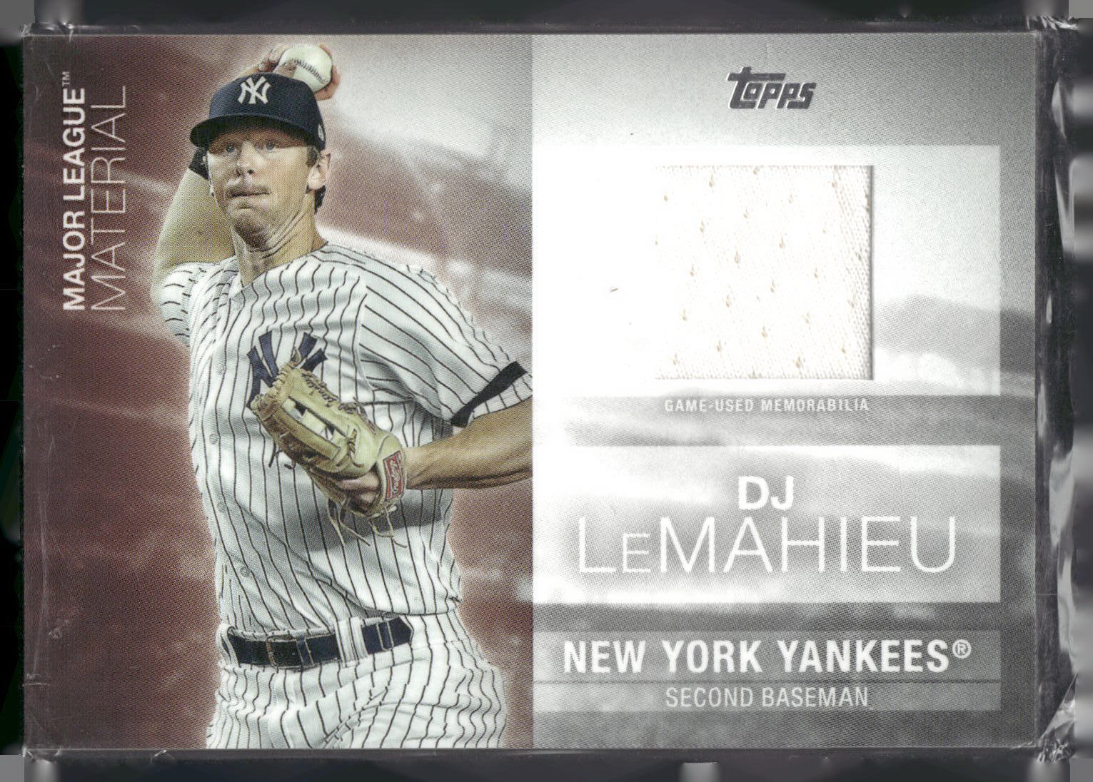 2020 Topps Update #MLM-DJL DJ LeMahieu Major League Material Relics