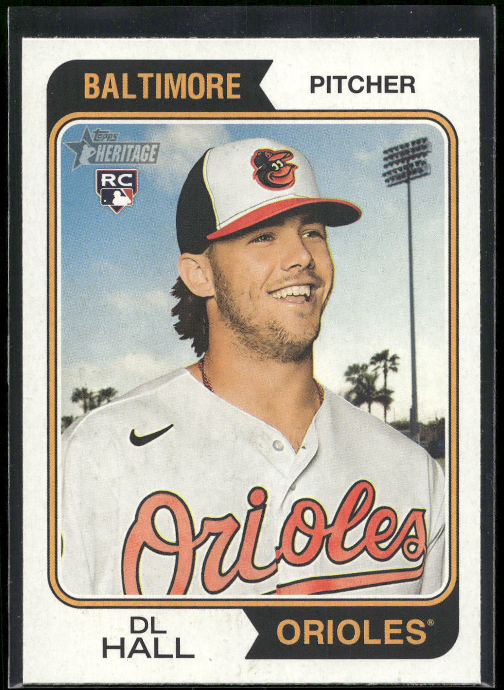 2023 Topps Heritage #189 DL Hall