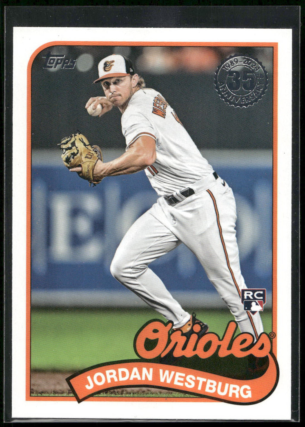 2024 Topps #89B-38 Jordan Westburg 1989 Topps Baseball 35th Anni