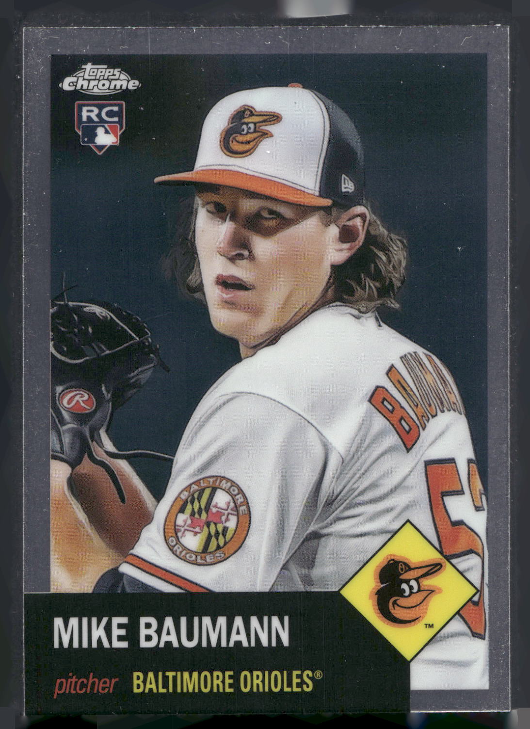 2022 Topps Chrome Platinum Anniversary #242 Mike Baumann
