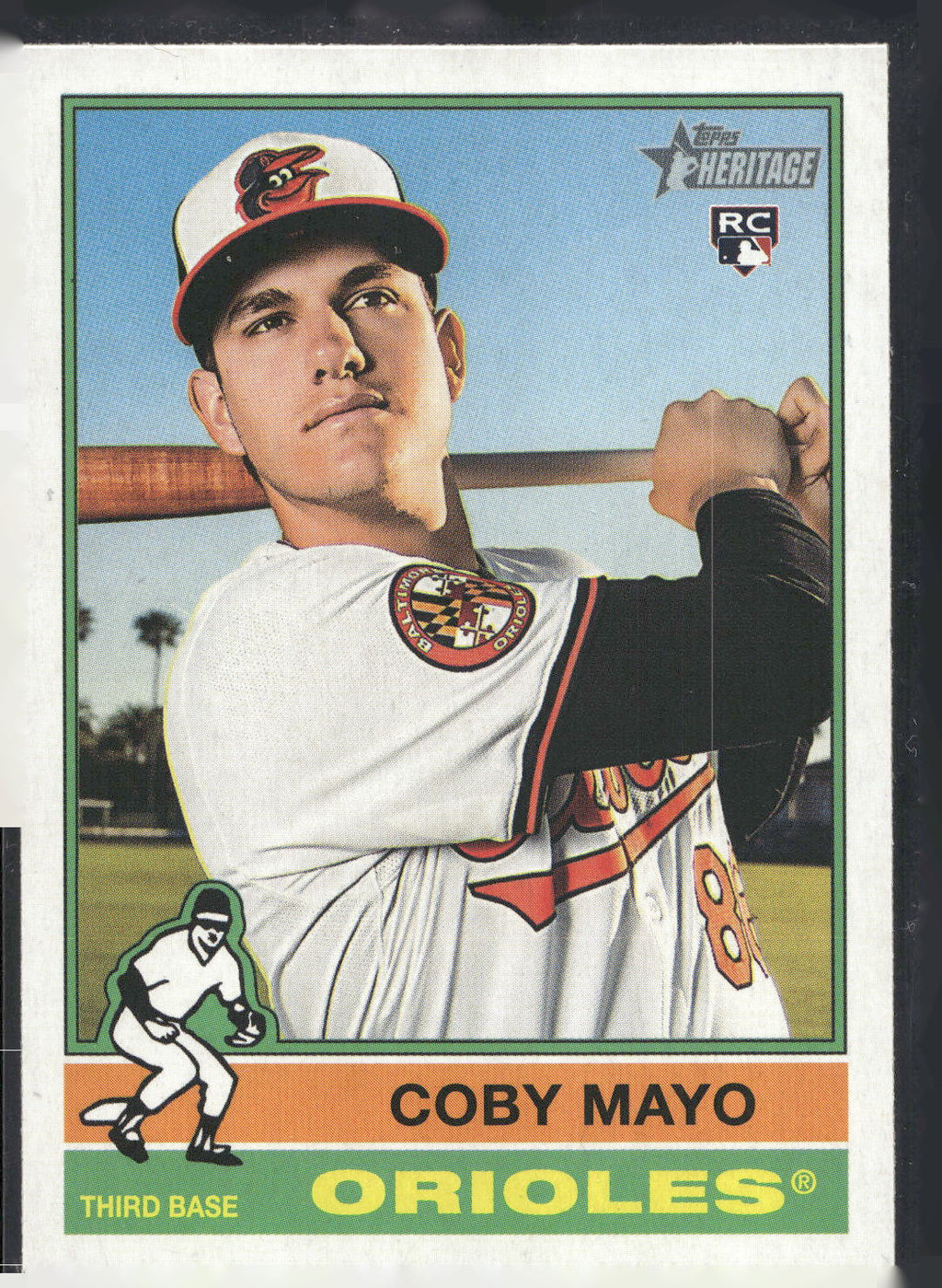 2025 Topps Heritage #340 Coby Mayo