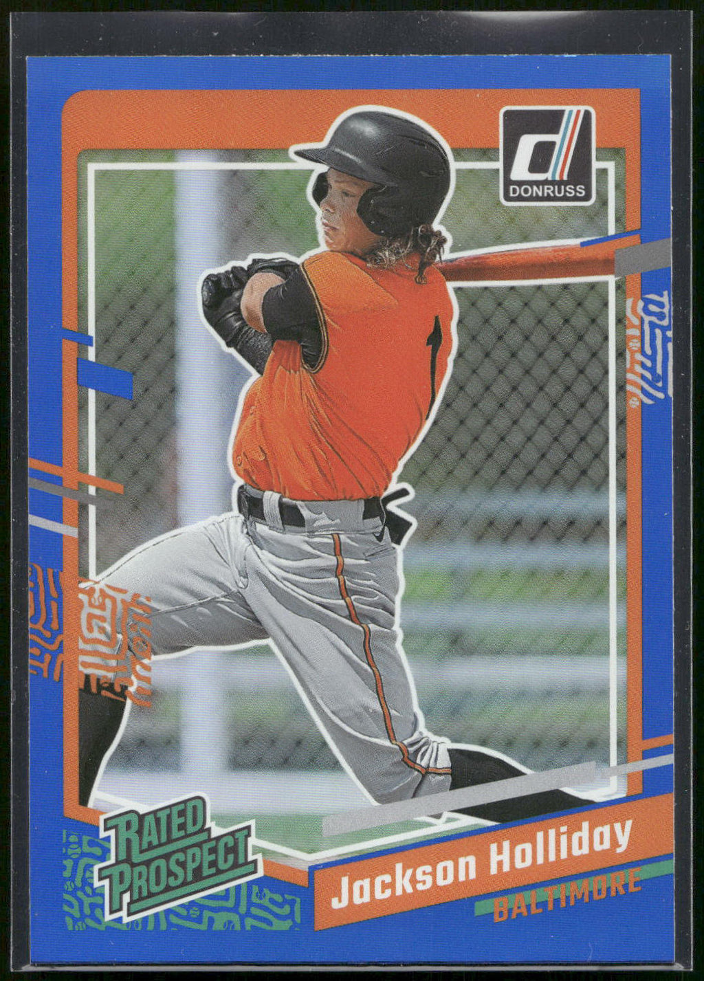 2023 Donruss #76 Jackson Holliday Holo Blue