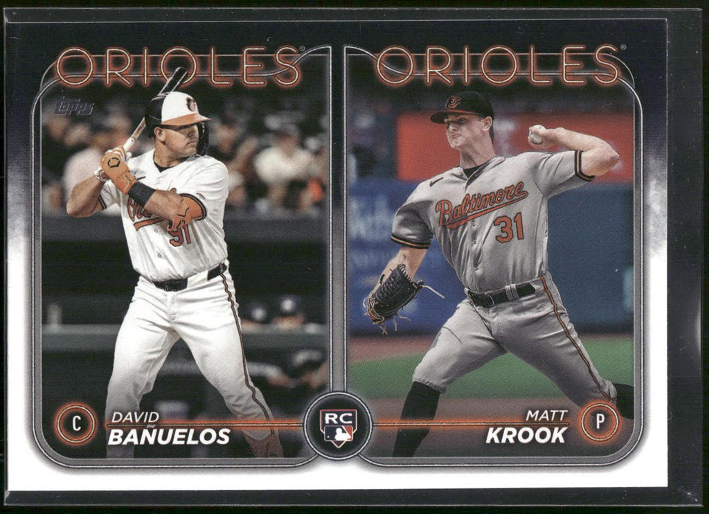 2024 Topps Update #US315 David Bañuelos / Matt Krook Rookie Combos
