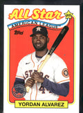 2024 Topps #89ASB-46 Yordan Alvarez 1989 Topps Baseball 35th Anni