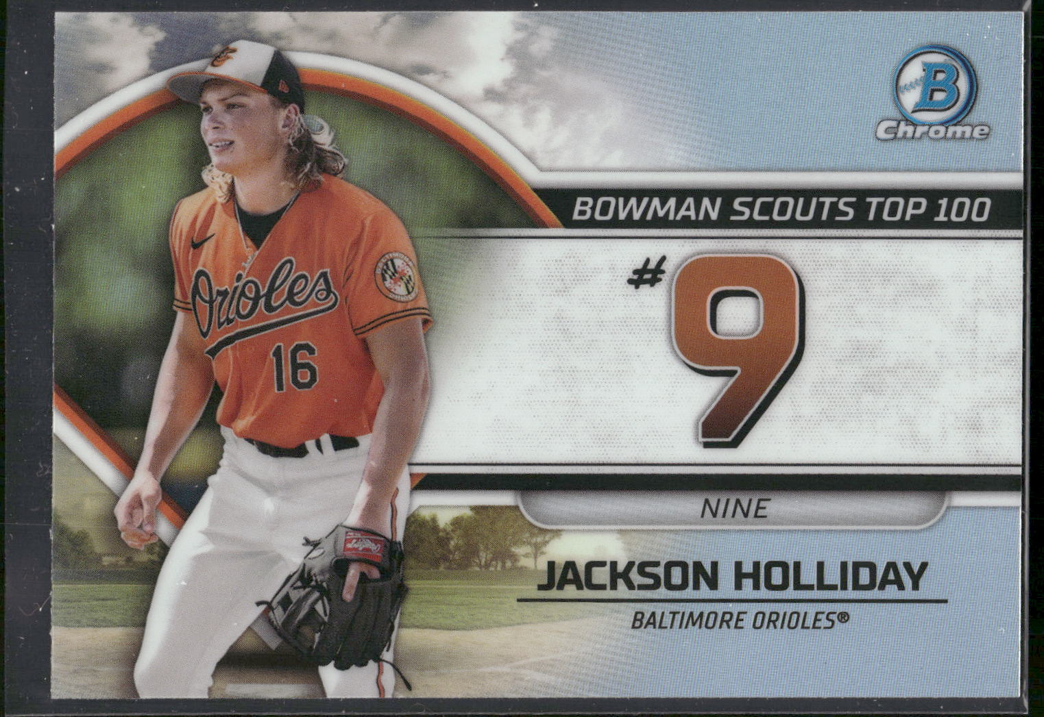 2023 Bowman #BTP-9 Jackson Holliday Bowman Scouts Top 100