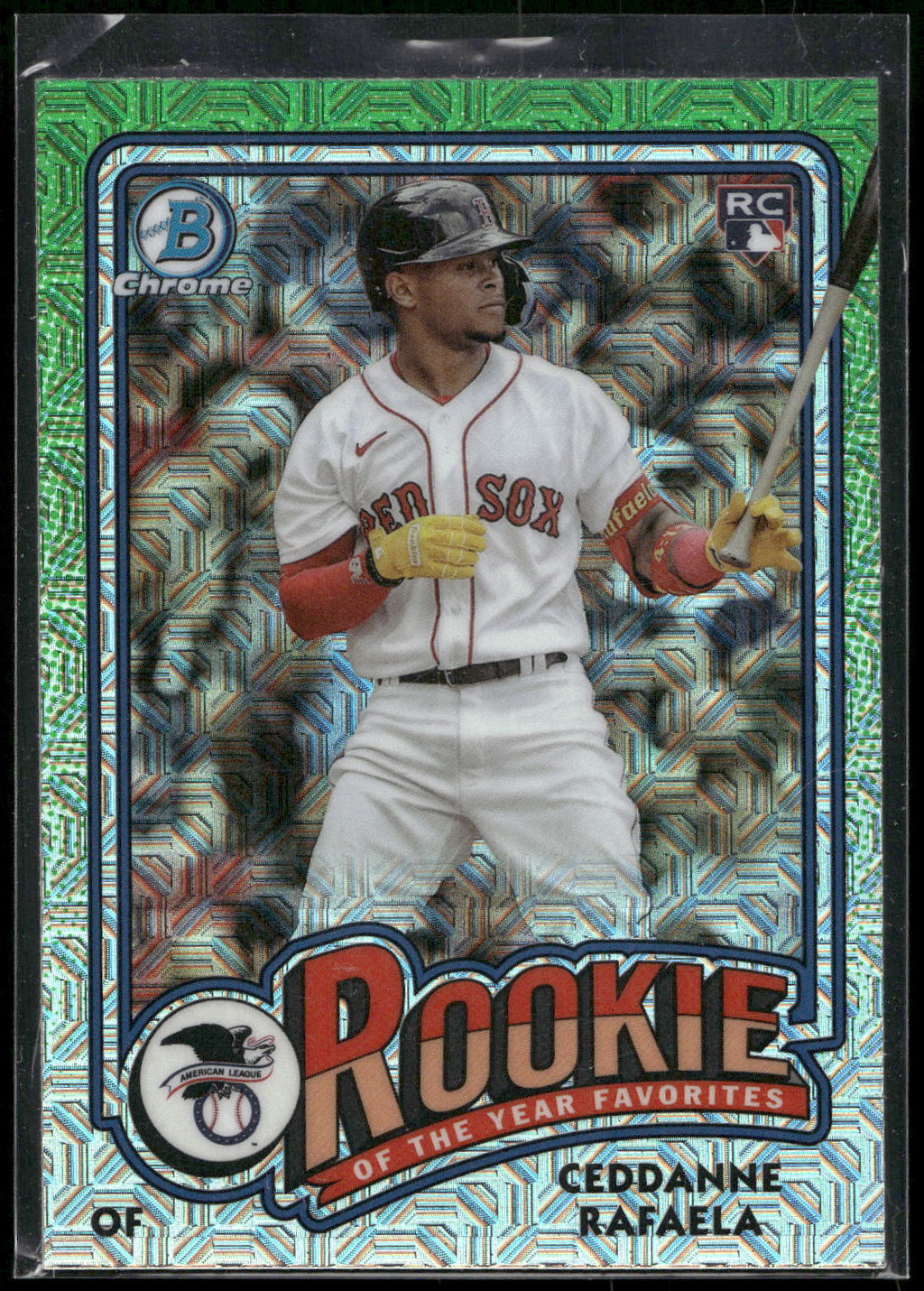 2024 Bowman #ROY-5 Ceddanne Rafaela Rookie of the Year Favorites Mojo Refractors
