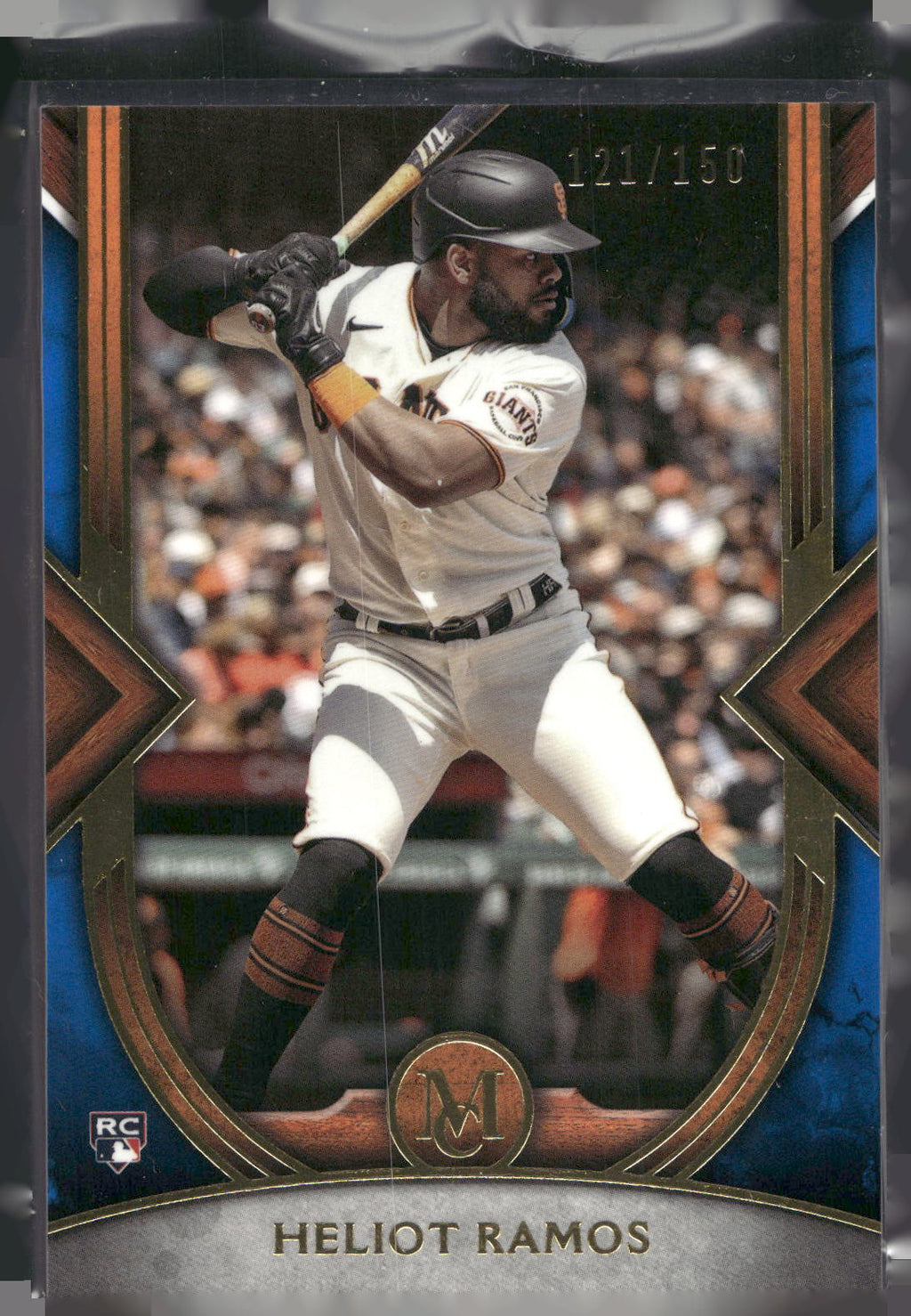 2022 Topps Museum Collection #17 Heliot Ramos Sapphire #/150