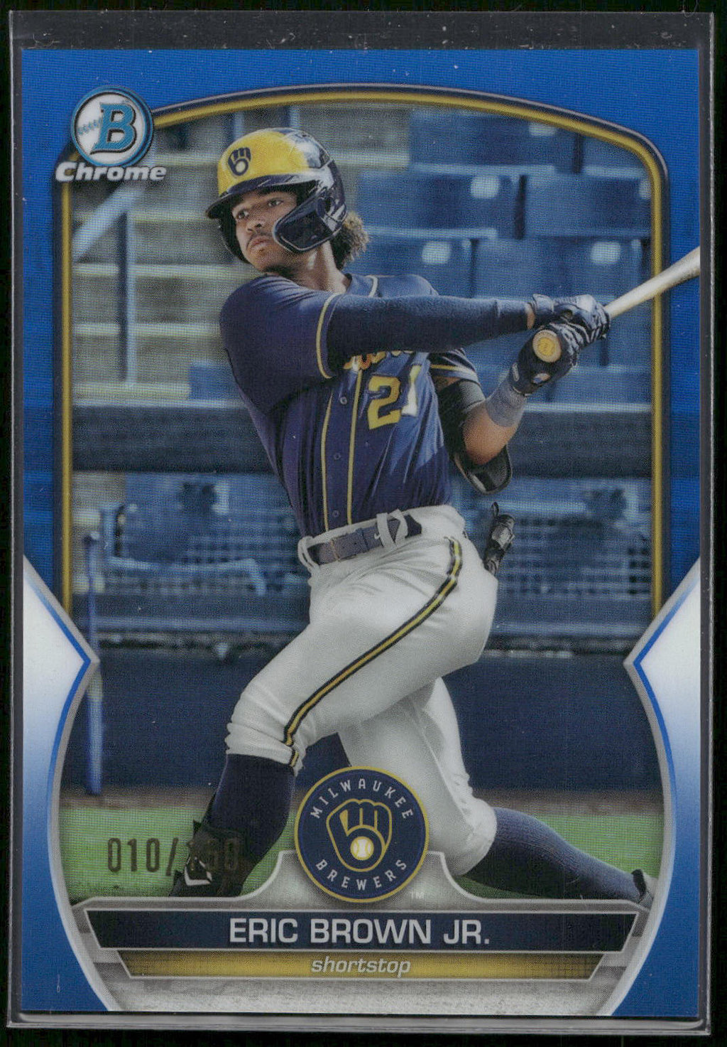 2023 Bowman Draft #BDC-166 Jay Beshears Chrome Blue Refractor #/150