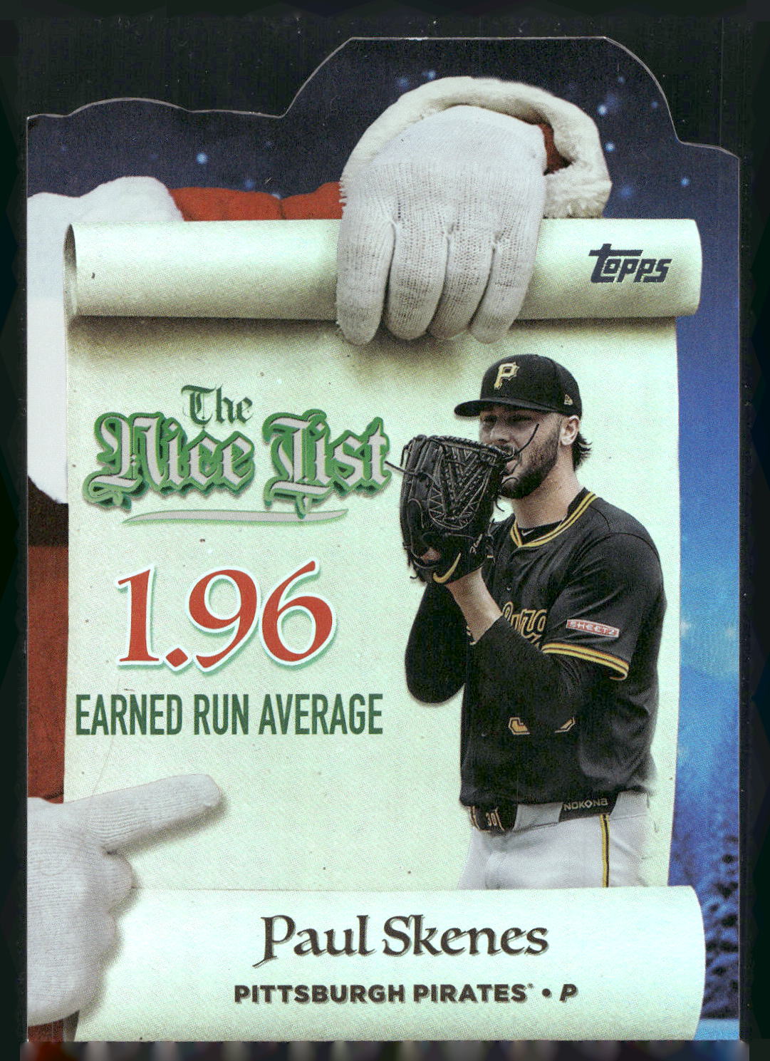 2025 Topps Holiday #MNL-11 Paul Skenes Making the Nice List