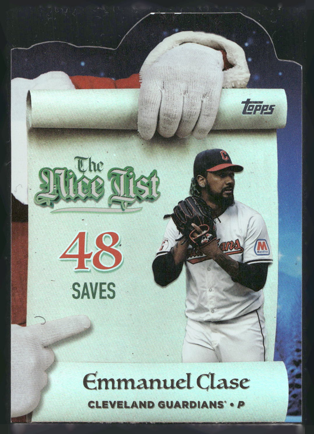 2025 Topps Holiday #MNL-15 Emmanuel Clase Making the Nice List