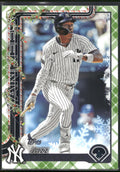 2025 Topps Holiday #H176 Jazz Chisholm Jr. Green Holiday Plaid