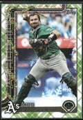 2025 Topps Holiday #H102 Shea Langeliers Green Holiday Plaid