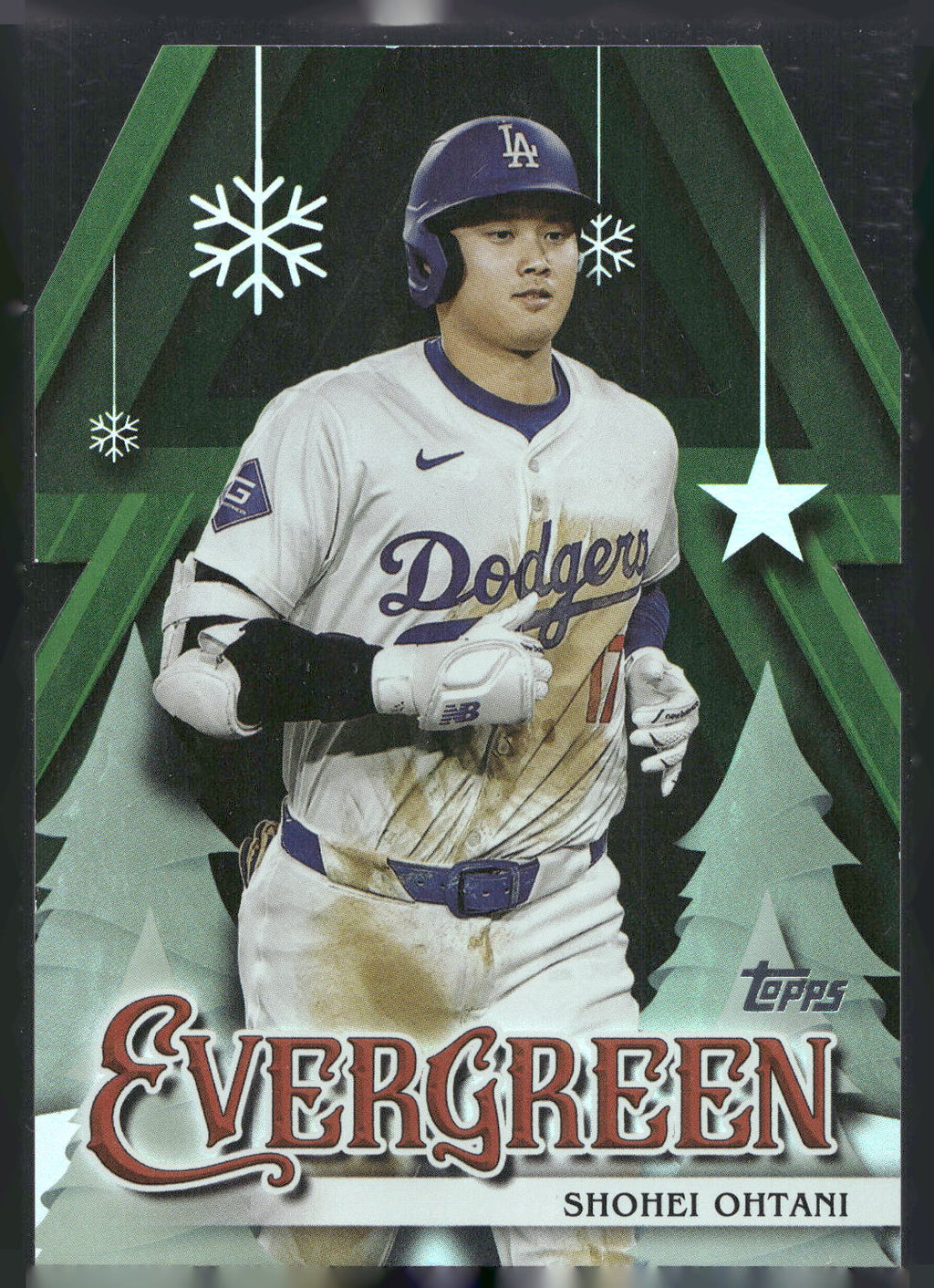 2025 Topps Holiday #E-10 Shohei Ohtani Evergreen