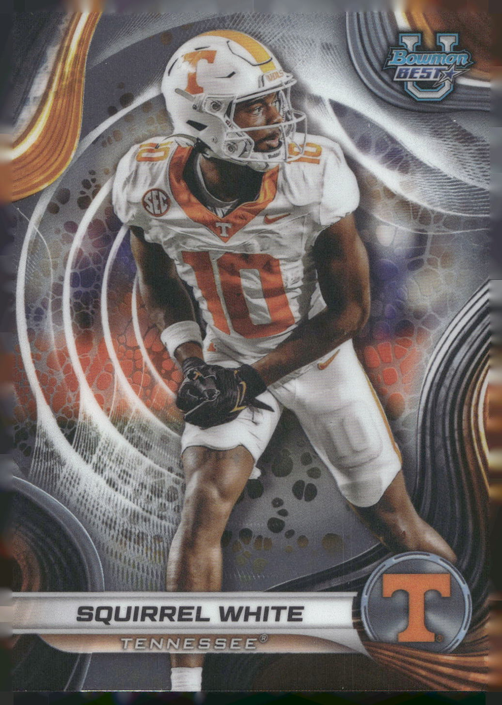 2024 Bowman University Best #70 Squirrel White