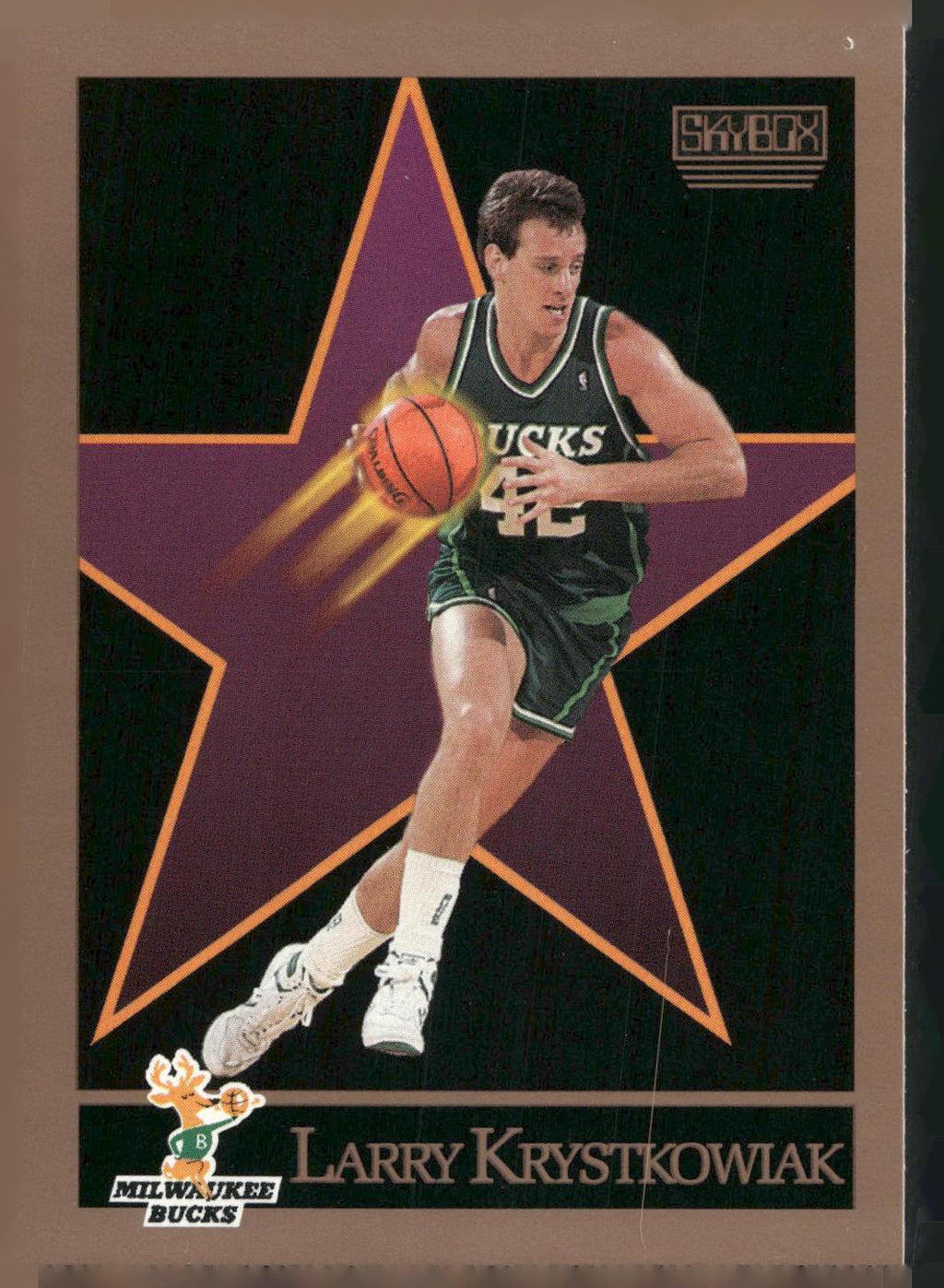1990-91 SkyBox #160 Larry Krystkowiak