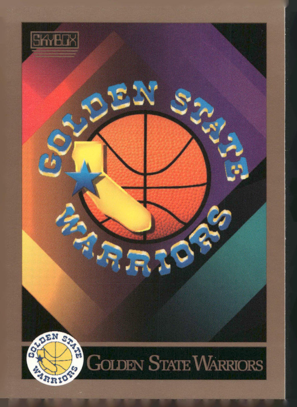 1990-91 SkyBox #336 Golden State Warriors Logo/Checklist CL