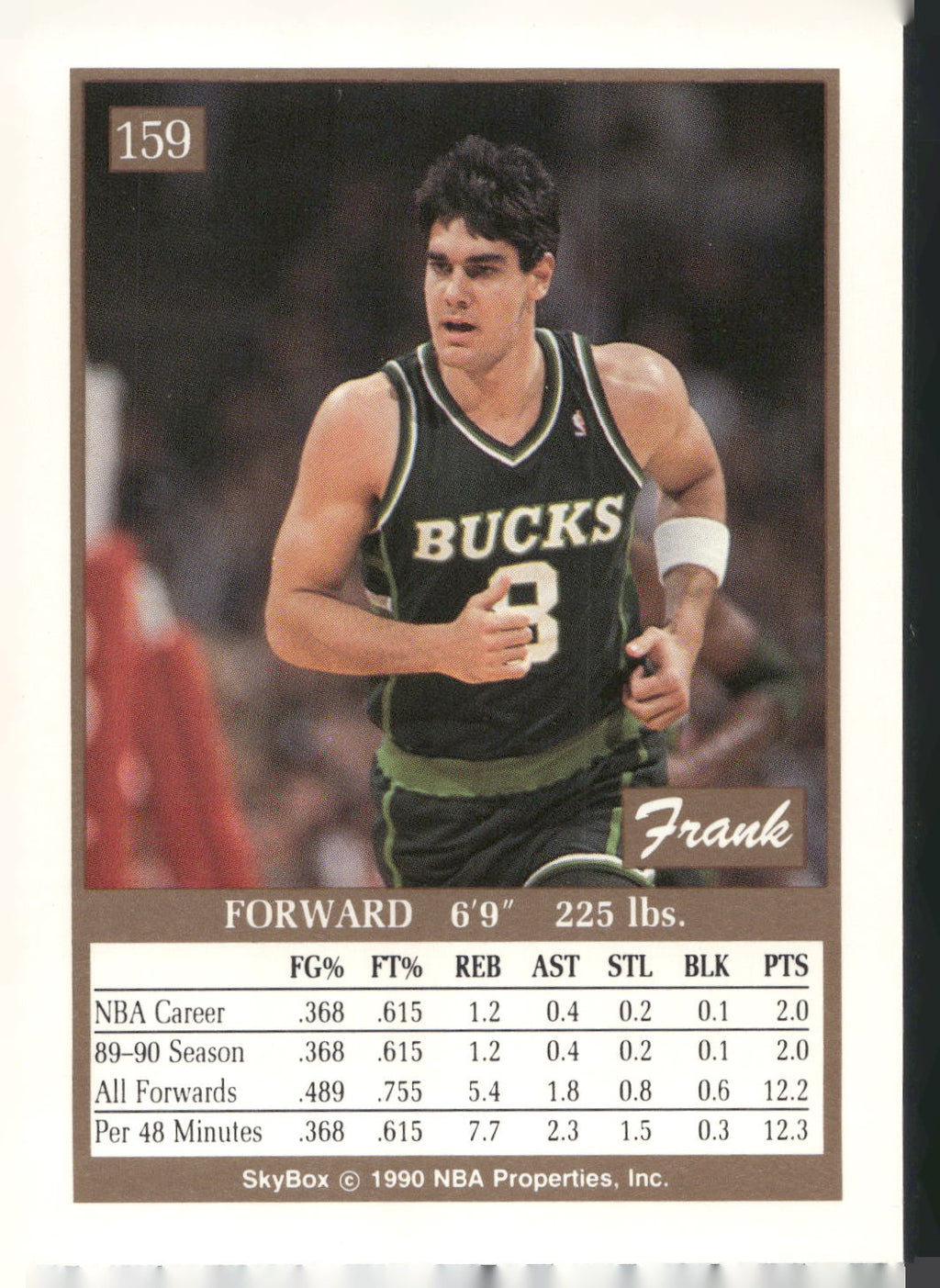 1990-91 SkyBox #159 Frank Kornet