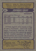 1979 Topps #47 Johnnie Gray