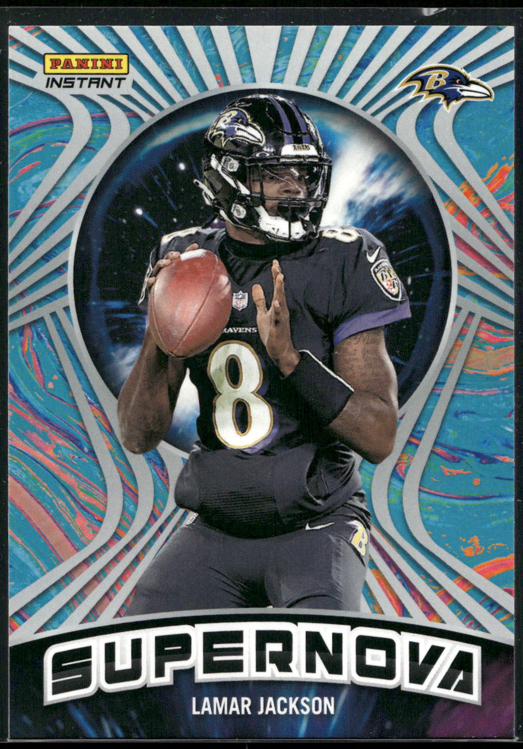 2022 Panini Instant Supernova #S-3 Lamar Jackson