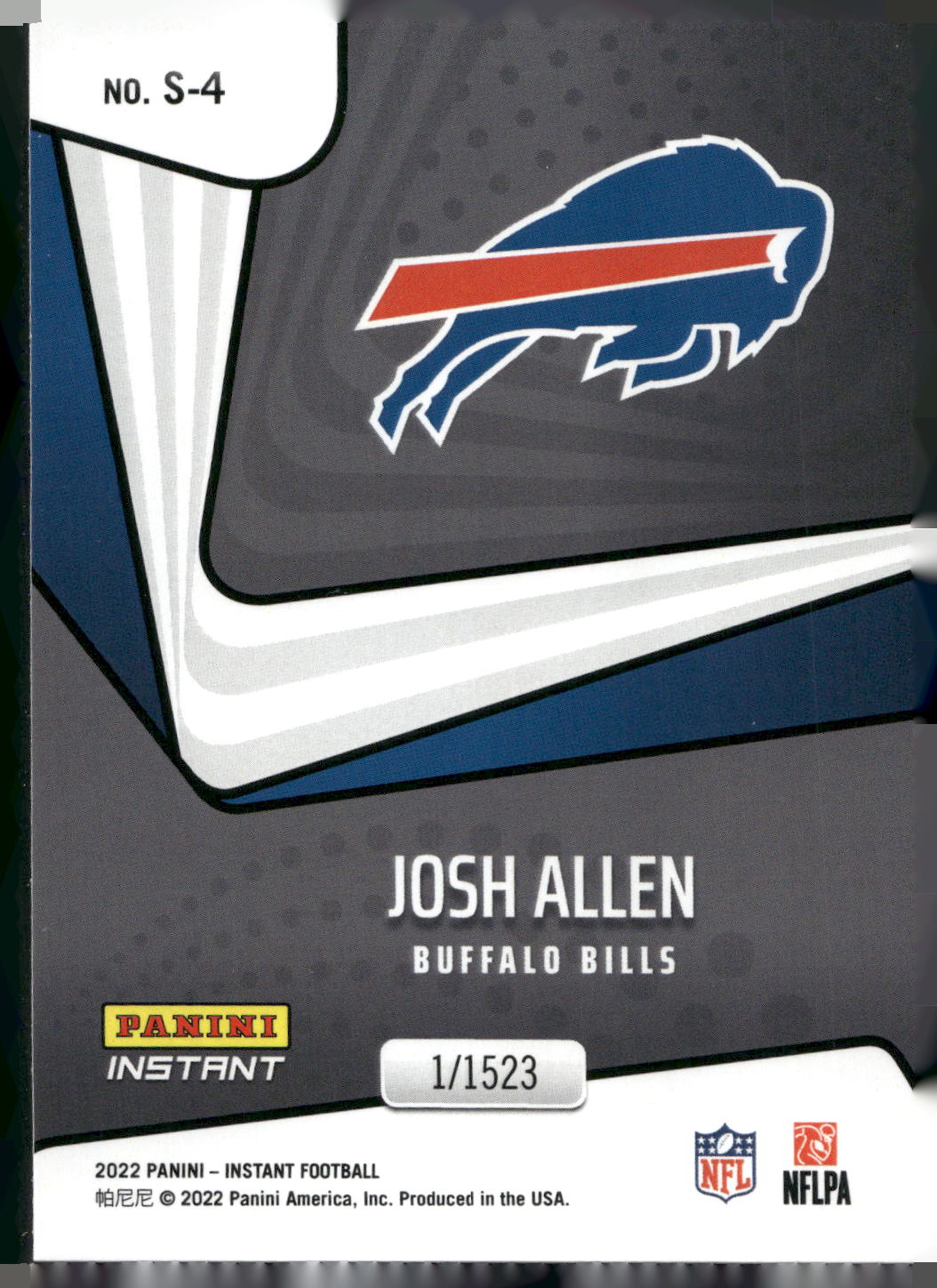 2022 Panini Instant Supernova #S-4 Josh Allen