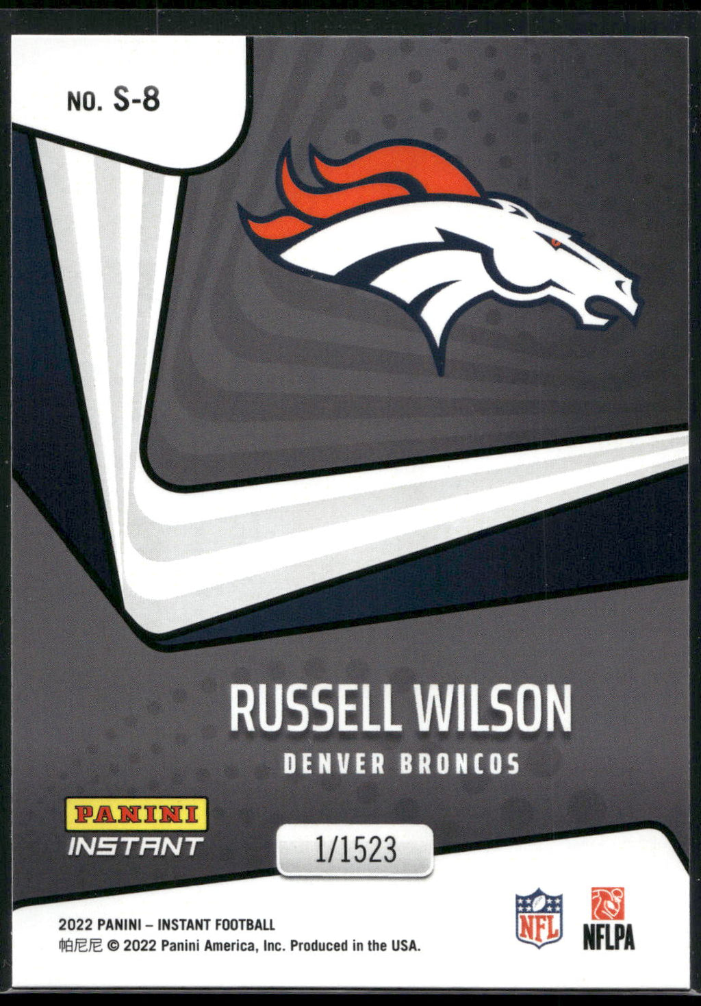 2022 Panini Instant Supernova #S-8 Russell Wilson