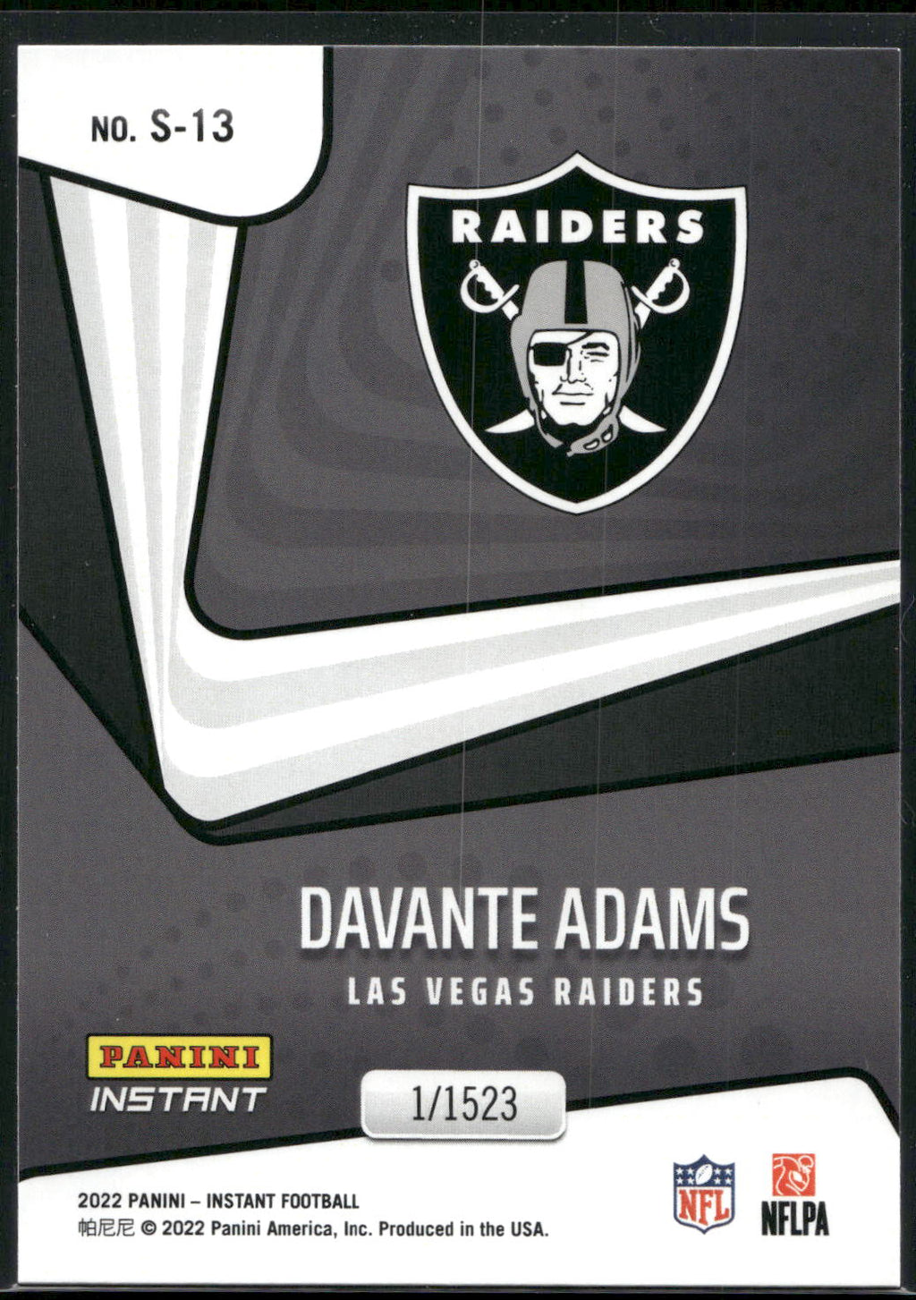 2022 Panini Instant Supernova #S-13 Davante Adams