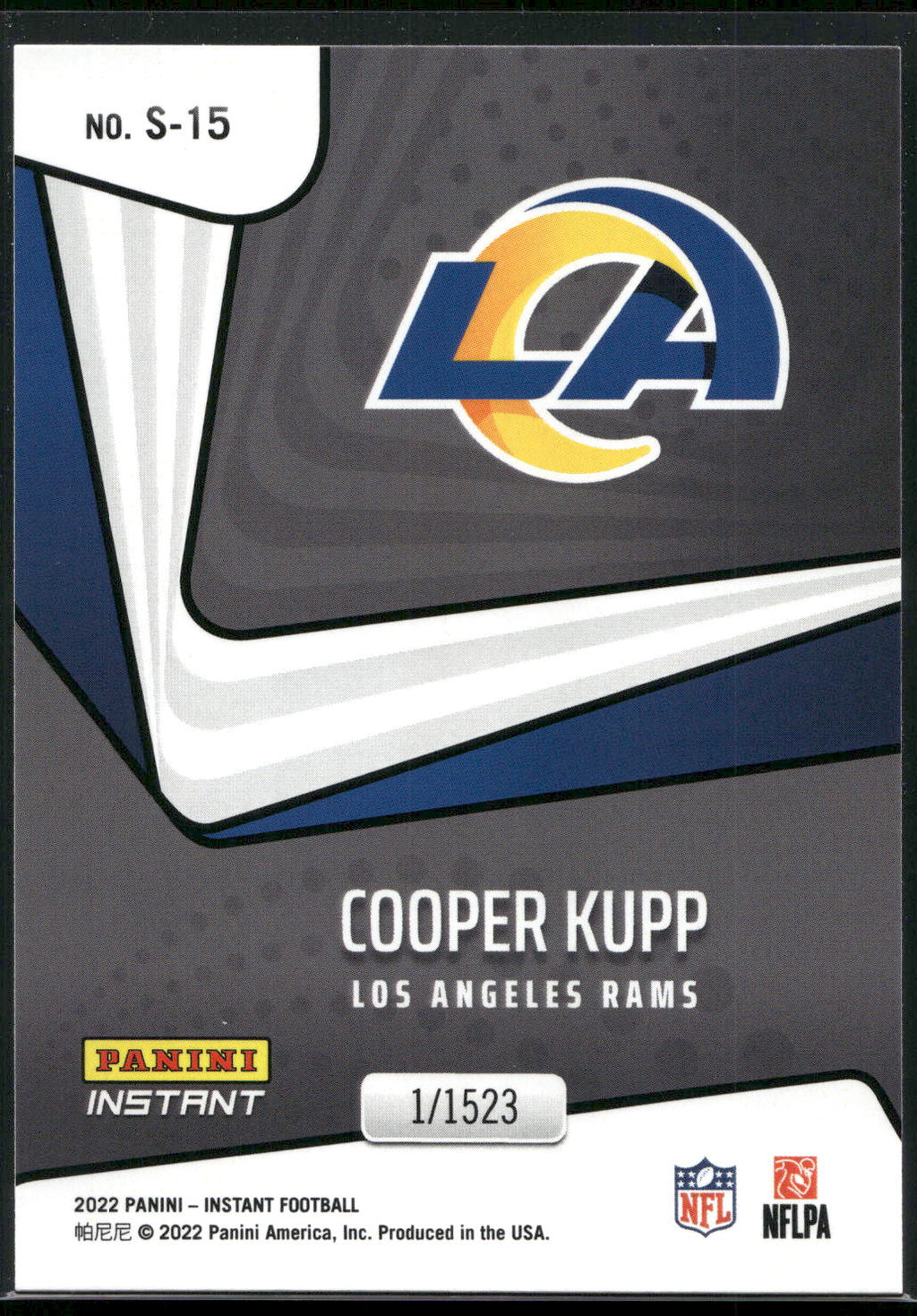 2022 Panini Instant Supernova #S-15 Cooper Kupp